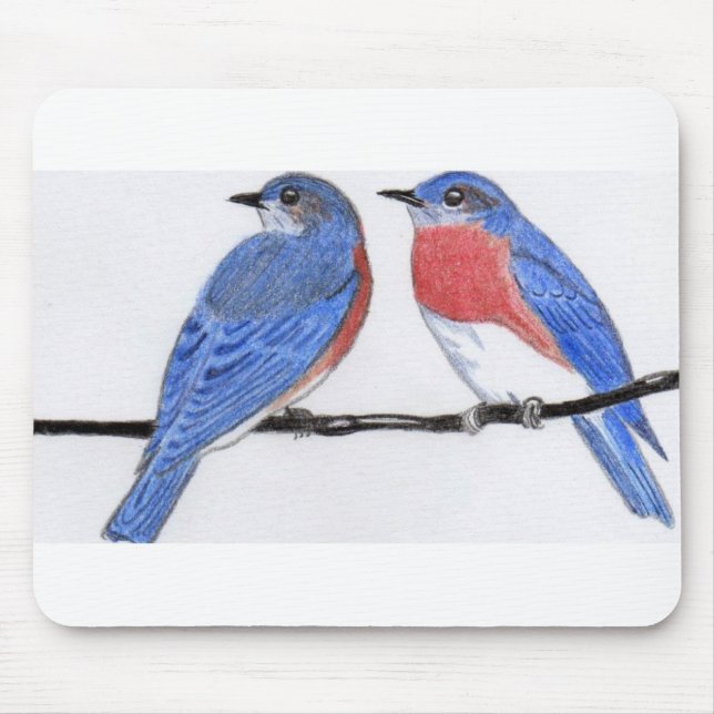 Mousepad Tapete do rato do Bluebird (Frente)