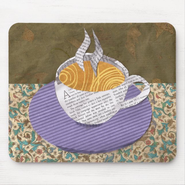 Mousepad tapete do rato do café da manhã (Frente)