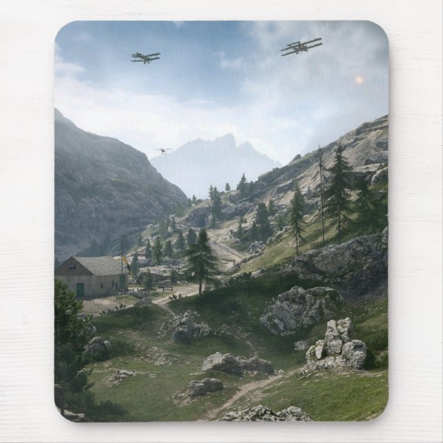 Mousepad Tapete do rato do campo de batalha 1 (Frente)