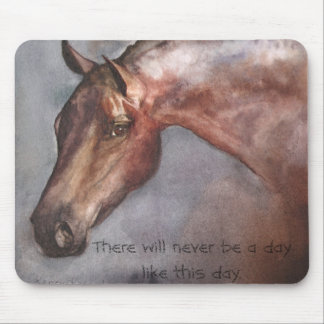 Mousepad Tapete do rato do cavalo de baía
