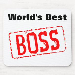 Mousepad Tapete do rato do chefe do mundo o melhor