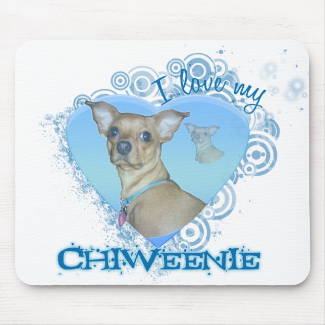 Mousepad tapete do rato do chiweenie (Frente)