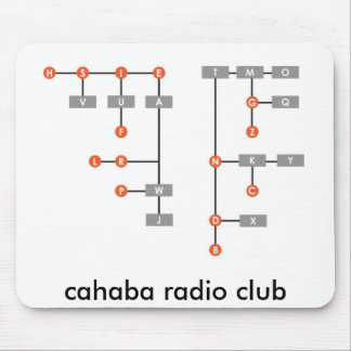 Mousepad Tapete do rato do código Morse
