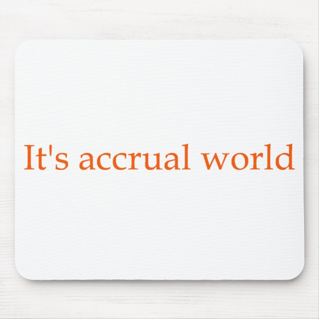 Mousepad Tapete do rato do contador (Frente)