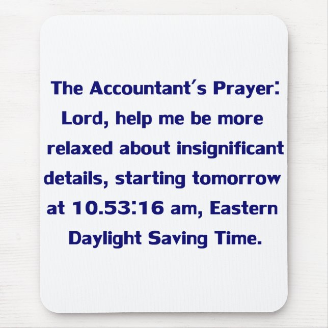 Mousepad Tapete do rato do contador (Frente)