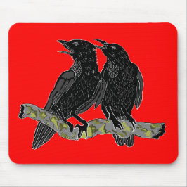 Mousepad Tapete do rato do corvo