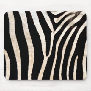 Mousepad Tapete do rato do couro cru da zebra