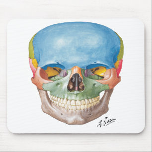 Mousepad Tapete do rato do crânio do Netter