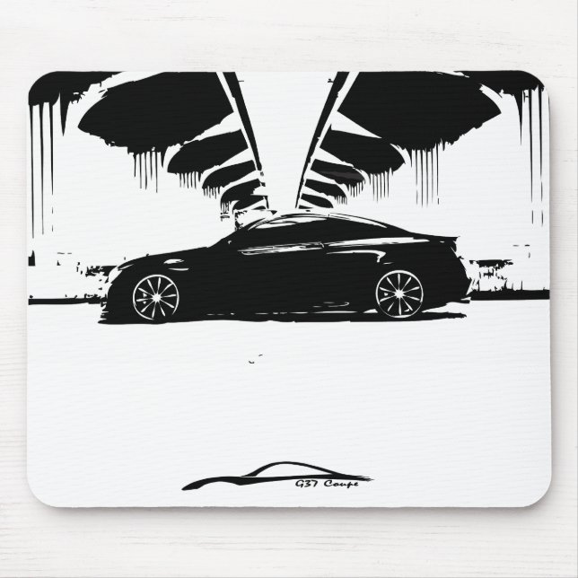 Mousepad Tapete do rato do cupé de Infiniti G37 (Frente)