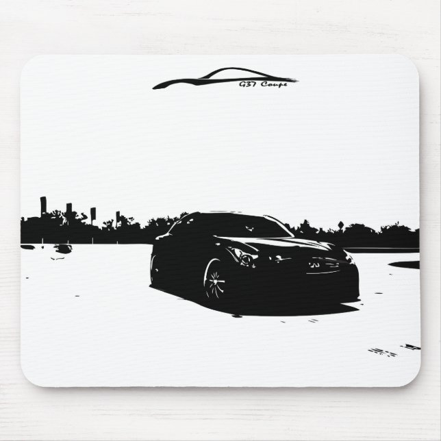 Mousepad Tapete do rato do cupé de Infiniti G37 (Frente)