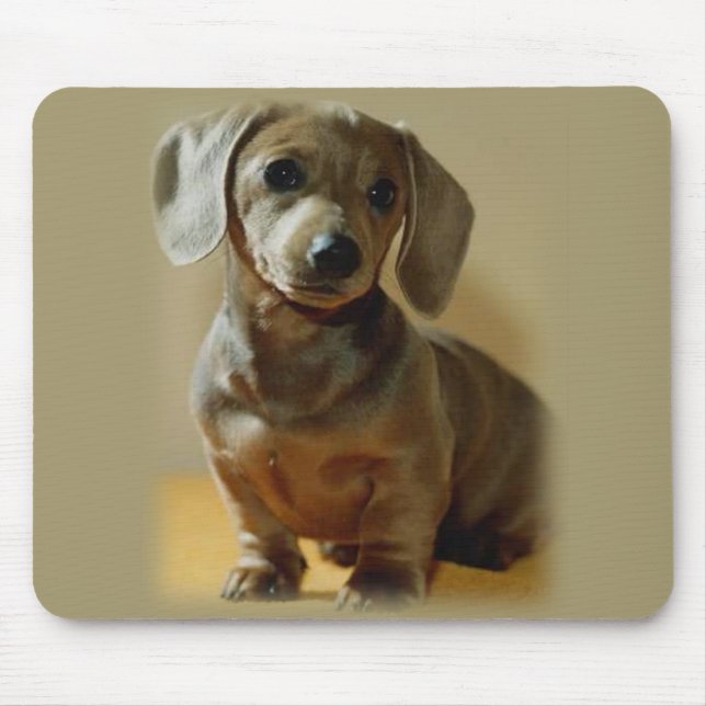 Mousepad tapete do rato do daschund (Frente)