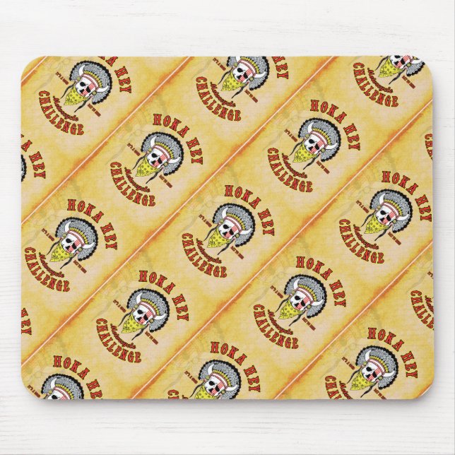 Mousepad Tapete do rato do desafio da motocicleta de Hoka (Frente)