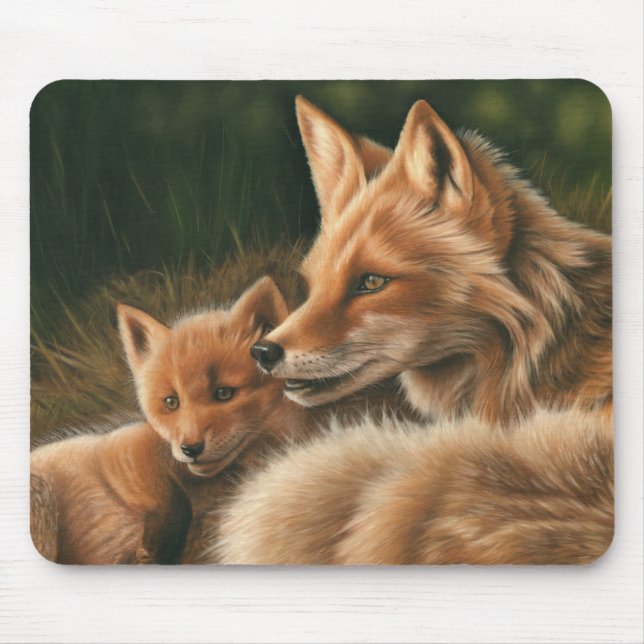 Mousepad Tapete do rato do design do Fox (Frente)