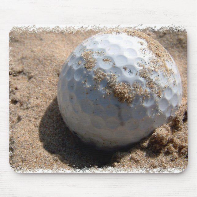 Mousepad Tapete do rato do design do poço de areia do golfe (Frente)