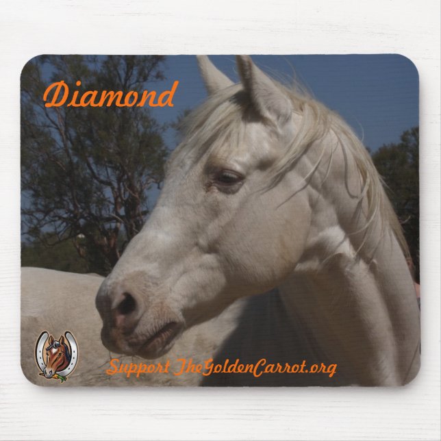 Mousepad Tapete do rato do diamante (Frente)