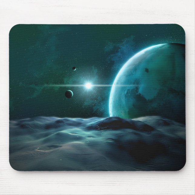 Mousepad Tapete do rato do espaço profundo (Frente)