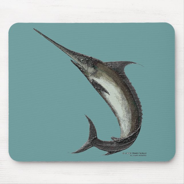Mousepad Tapete do rato do espadarte (Frente)