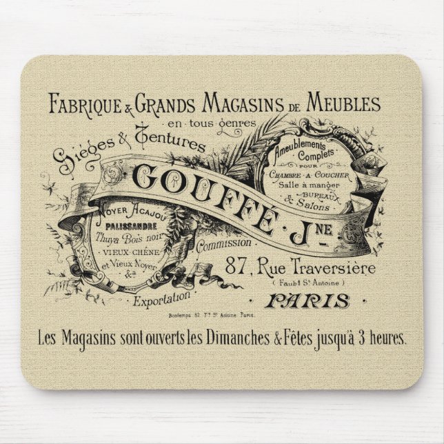 Mousepad Tapete do rato do estilo do chique (Frente)