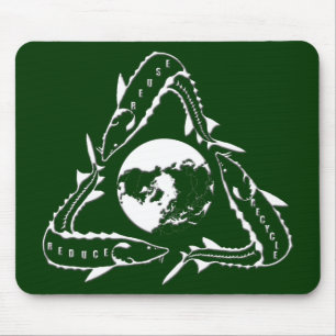 Mousepad Tapete do rato do esturjão - reciclar