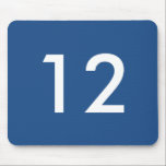 Mousepad Tapete do rato do fan de futebol de Seattle 12<br><div class="desc">Mostre seu espírito de equipa de futebol de Seattle em sua mesa com este "12" tapete do rato do fã. Faz um grande presente para um fã de Seahawks.  Personalize com o outro texto do seu fã nome ou.</div>