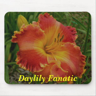 Mousepad Tapete do rato do fanático do hemerocallis