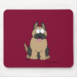 Mousepad Tapete do rato do filhote de cachorro do german