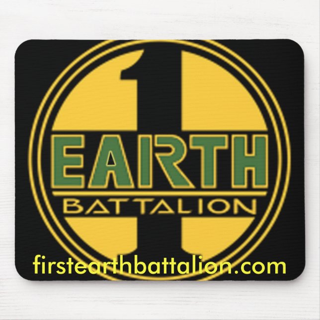 Mousepad tapete do rato do firstearthbattalion (Frente)