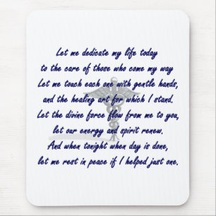 Mousepad Tapete do rato do fisioterapeuta