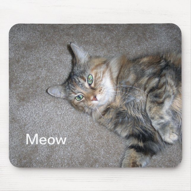Mousepad Tapete do rato do gato de racum de Maine (Frente)