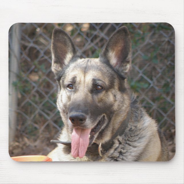 Mousepad Tapete do rato do german shepherd (Frente)