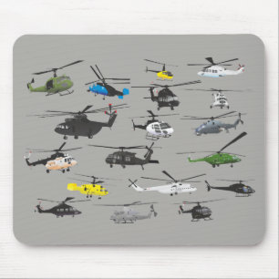Mousepad Tapete do rato do helicóptero