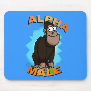 Mousepad Tapete do rato do homem alfa