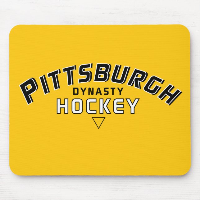 Mousepad Tapete do rato do hóquei da dinastia de Pittsburgh (Frente)