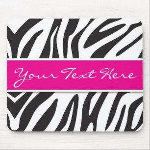 Mousepad Tapete do rato do impressão da zebra