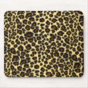 Mousepad Tapete do rato do impressão do leopardo