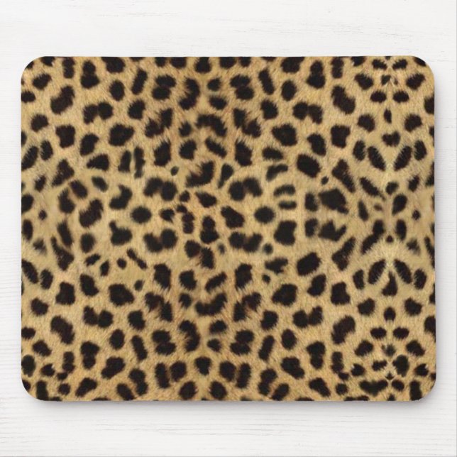 Mousepad Tapete do rato do impressão do leopardo (Frente)