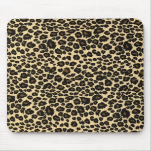 Mousepad Tapete do rato do impressão do leopardo