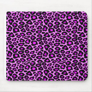 Mousepad tapete do rato do impressão do leopardo do fushsi