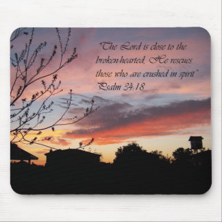 Mousepad Tapete do rato do incentivo do por do sol do 24:18