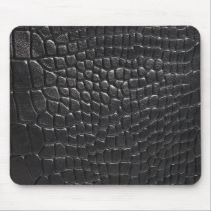 Mousepad Tapete do rato do jacaré do preto da ROCHA do