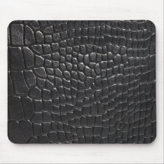 Mousepad Tapete do rato do jacaré do preto da ROCHA do