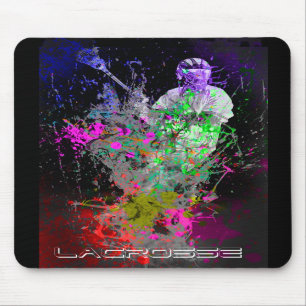 Mousepad tapete do rato do lacrosse do splatter