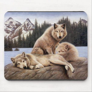 Mousepad tapete do rato do lobo