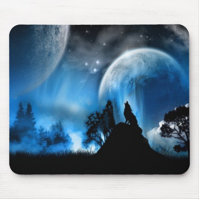 Mousepad Tapete do rato do lobo (Frente)