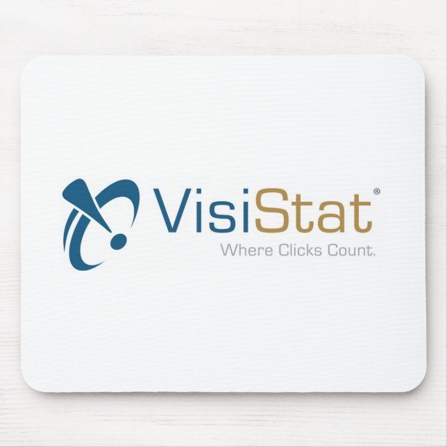 Mousepad Tapete do rato do logotipo de VisiStat (Frente)