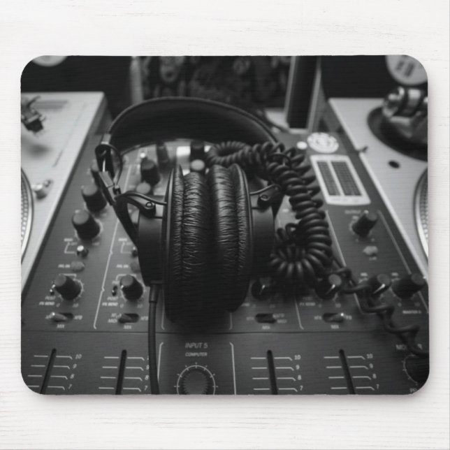 Mousepad Tapete do rato do misturador do DJ (Frente)