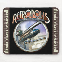 Tapete do rato do monotrilho de Retropolis