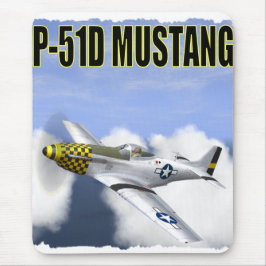 MOUSEPAD TAPETE DO RATO DO MUSTANG DE P-51D
