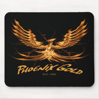 Mousepad Tapete do rato do ouro de Phoenix