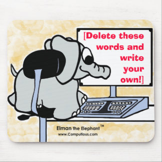 Mousepad TAPETE DO RATO do Pachyderm do PC